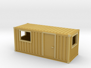 N Scale 20 Ft Office Container in Tan Fine Detail Plastic