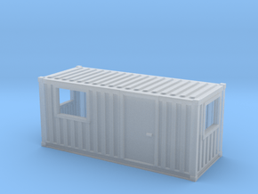 N Scale 20 Ft Office Container in Clear Ultra Fine Detail Plastic