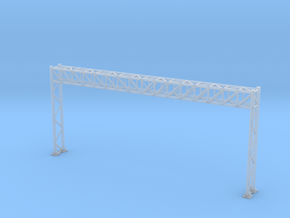 N Scale Highway Sign Gantry 96mm in Clear Ultra Fine Detail Plastic