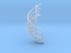 N Scale Revolving stairs in Clear Ultra Fine Detail Plastic