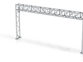 HO Scale Sign Gantry 149mm in Clear Ultra Fine Detail Plastic