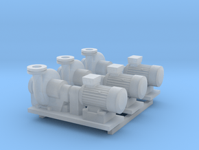 Centrifugal Pump #2 (Size 3 3pc) in Clear Ultra Fine Detail Plastic