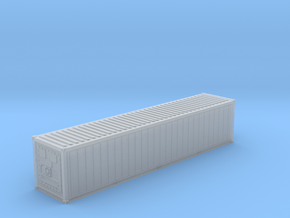 N Scale 40' Refrigerated Container in Clear Ultra Fine Detail Plastic