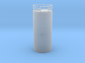 N Scale Chemical Tank in Clear Ultra Fine Detail Plastic