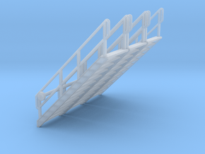 HO 3x Stairs #12 in Clear Ultra Fine Detail Plastic