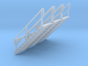 HO 3x Stairs #10 in Clear Ultra Fine Detail Plastic