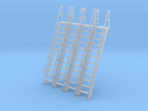 HO Scale Ladder 12 in Clear Ultra Fine Detail Plastic