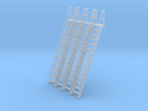 HO Scale Ladder 15 in Clear Ultra Fine Detail Plastic