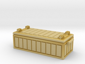 32mm Fallout Crate Enclave in Tan Fine Detail Plastic