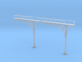 N Scale ATSF Style Cantilever 2pc Lefthand Running in Clear Ultra Fine Detail Plastic
