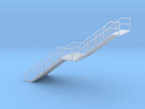 HO Stairs H68 in Clear Ultra Fine Detail Plastic