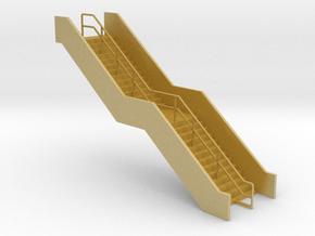 HO Stairs H61mm in Tan Fine Detail Plastic