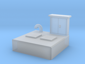 HO Sewer pumping station in Clear Ultra Fine Detail Plastic