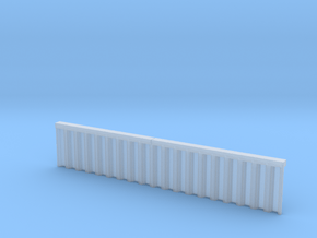 N Scale Sheet Piling Quay Wall H28 L142.5 in Clear Ultra Fine Detail Plastic