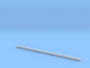 1:285 Quay Wall Sheet Piling H5mm in Clear Ultra Fine Detail Plastic