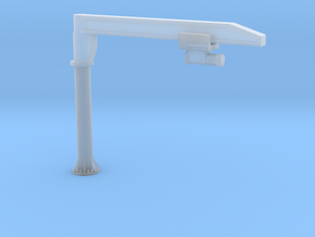 O Scale Column Jib Crane #1 in Clear Ultra Fine Detail Plastic