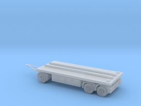 N 20ft Container Trailer 2 in Clear Ultra Fine Detail Plastic