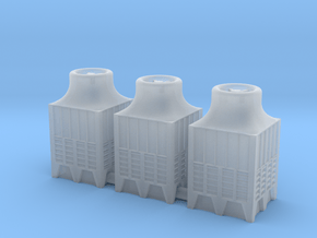 6mm Scale Industrial Chiller 3pc in Clear Ultra Fine Detail Plastic