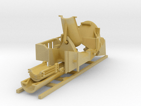 1/87th HO Scale Cement Mixer Part 2 in Tan Fine Detail Plastic