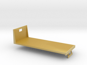 1/64th S Scale 20 foot flatbed in Tan Fine Detail Plastic