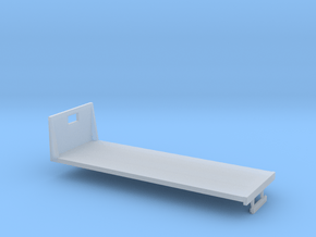 1/64th S Scale 24 foot flatbed in Clear Ultra Fine Detail Plastic