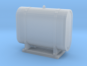 1/64th Water Tank Reservoir for Truck Brakes in Clear Ultra Fine Detail Plastic