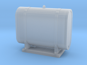 1/50th Water Tank Reservoir for Truck Brakes in Clear Ultra Fine Detail Plastic