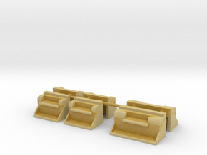 1/50th Kenworth Type Vintage battery step boxes in Tan Fine Detail Plastic
