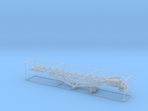 1/50th 36 foot material conveyor in Clear Ultra Fine Detail Plastic