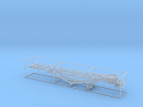 1/87th 36 foot material conveyor in Clear Ultra Fine Detail Plastic