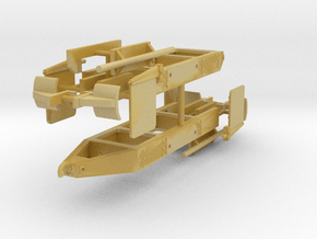 1/50th Log truck end frame 1 with details (2) in Tan Fine Detail Plastic