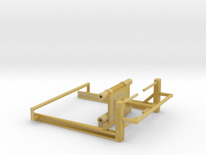 1/87th Forklift Attachment: Hay Squeeze Forks in Tan Fine Detail Plastic