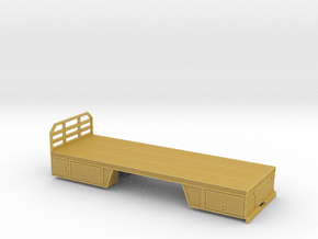 1/50th 24 foot Tire Service Flatbed in Tan Fine Detail Plastic