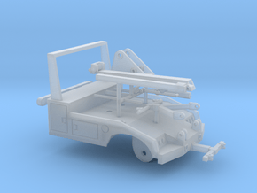 1/50th 25 ton wrecker tow bed body in Clear Ultra Fine Detail Plastic
