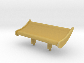 1/160 N Scale Turbo wing for truck in Tan Fine Detail Plastic