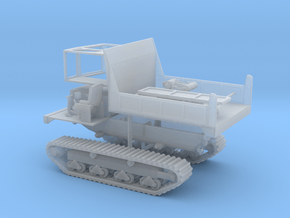 1/64th Morooka style Tracked Carrier Vehicle in Clear Ultra Fine Detail Plastic