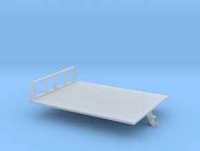 N scale 1/160 Morooka platform bed in Clear Ultra Fine Detail Plastic