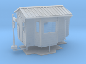 1/64th DOT Weigh scale station building in Clear Ultra Fine Detail Plastic