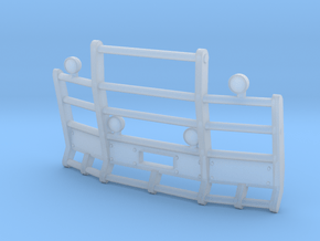 1/50th Herd or Road Train type angled bumper in Clear Ultra Fine Detail Plastic