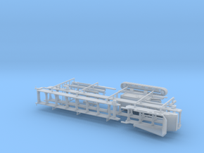 1/87th Folding tracked conveyor belt in Clear Ultra Fine Detail Plastic