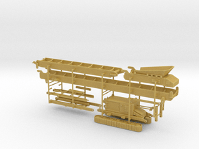 1/64th Tracked folding Conveyor Belt in Tan Fine Detail Plastic