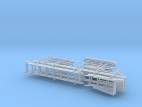 1/64th Tracked folding Conveyor Belt in Clear Ultra Fine Detail Plastic
