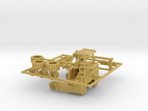 1/87th Moffet Type Piggyback forklift for flatbed in Tan Fine Detail Plastic