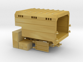 1/50th Chipper Truck L Toolbox Dump Box  in Tan Fine Detail Plastic