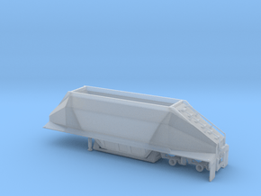 1/64th 34' Hopper Bottom trailer sugar beets etc. in Clear Ultra Fine Detail Plastic