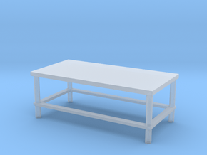 Welding Table No Wheels in Clear Ultra Fine Detail Plastic