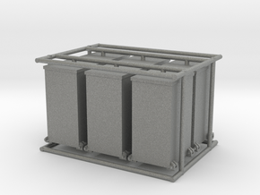 6 x 1/35 IJN Type 93 13mm ammo boxes in Gray PA12