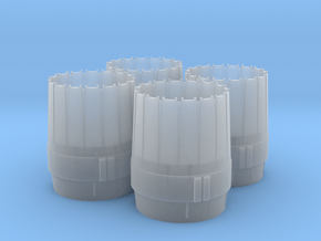 WING-X HSBRO ENGINE NOZZLES in Clear Ultra Fine Detail Plastic