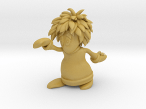 Lemming Basher (Small and White) in Tan Fine Detail Plastic