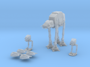 Theme: Battle of Hoth in Clear Ultra Fine Detail Plastic